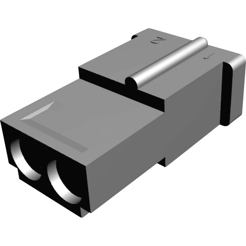 Kućište kabelske utičnice, ukupan broj polova: 2 TE Connectivity 1-480318-0 mjere rastera: 5.08 mm 1 kom. slika