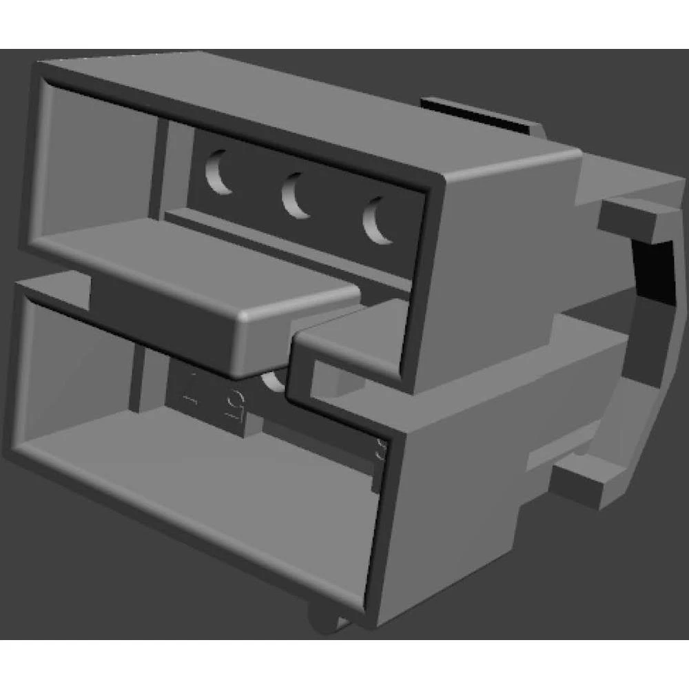 Kućište kabelskog utikača, ukupan broj polova: 8 TE Connectivity 1-480284-0 mjere rastera: 5.08 mm 1 kom. slika