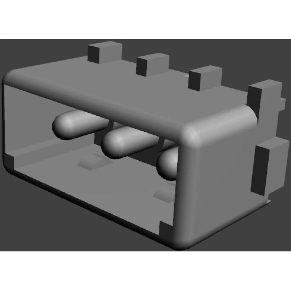 Kućište utikača za tiskane pločice, ukupan broj polova: 3 TE Connectivity 350210-1 mjere rastera: 5.08 mm 1 kom. slika