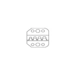 Umetak za ručna kliješta 90574-1 Commercial MATE-N-LOK Connectors TE Connectivity sadržaj: 1 kom.