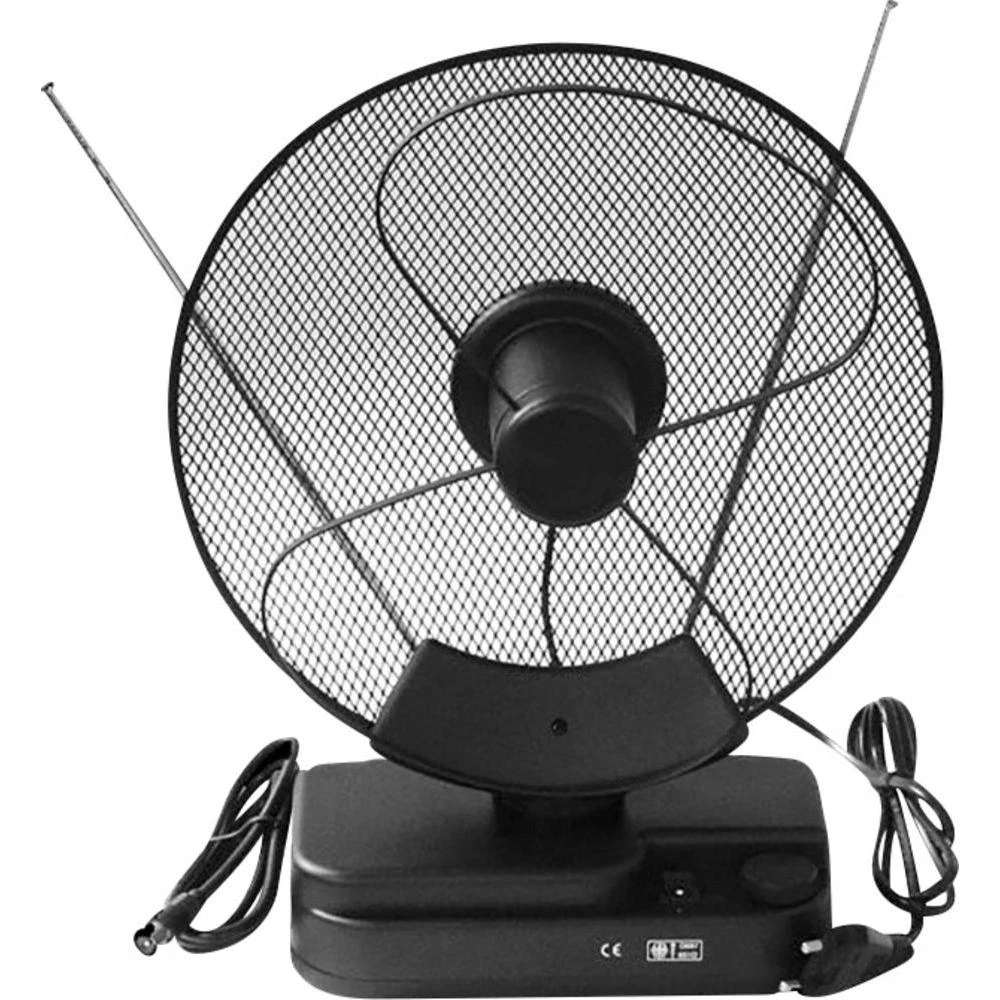 Aktivna DVB-T teleskopska antena F22 Smart unutarnji prostor 36 dB crna slika