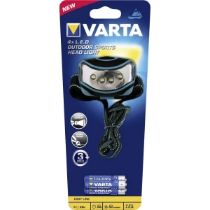 LED naglavna svjetiljka Varta Outdoor Sports baterijsko napajanje, plava, crna 16630101421 slika