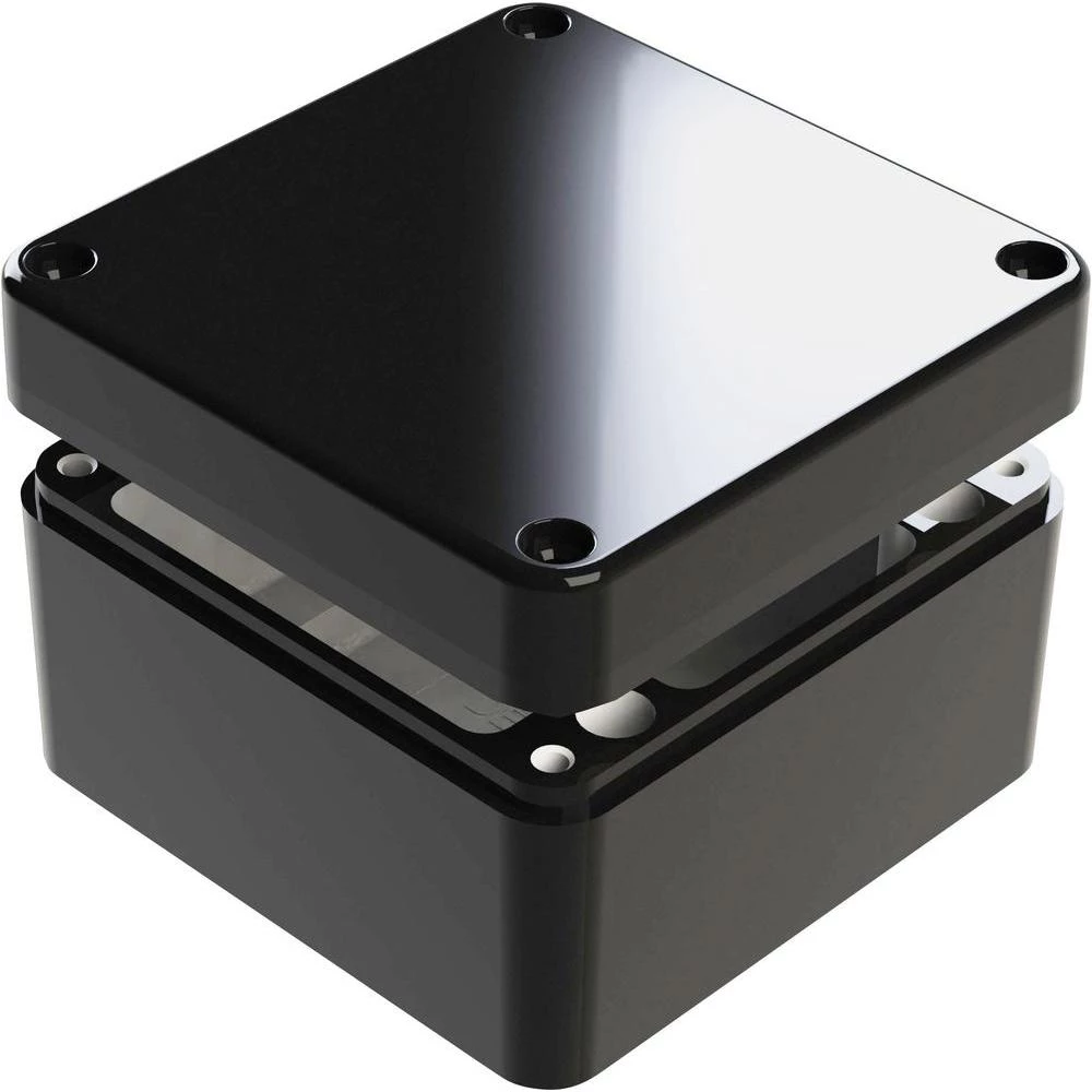 Univerzalno kućište 125 x 125 x 80 aluminij, plava boja Deltron Enclosures 487-121208B-66 1 kom. slika