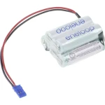 Paket baterija na punjenje 5 Mignon (AA) kabel, utikač NiMH Panasonic eneloop Trapez F2x3 Graupner 6 V 1900 mAh