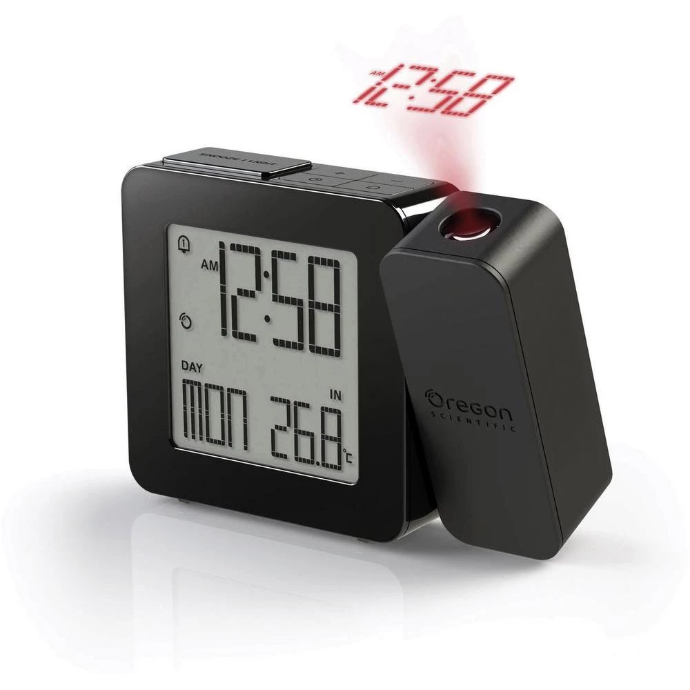 Oregon Scientific projekcijski sat s prikazom unutranje temperature PROJI RM338P (D x Š x V) 26 x 128 x 99 mm crni slika