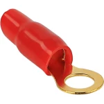 Prstenasta kabelska stopica, poprečni presjek (maks.): 6 mm promjer rupe: 8 mm djelomično izolirana, crvena, 24K029 1 kom.