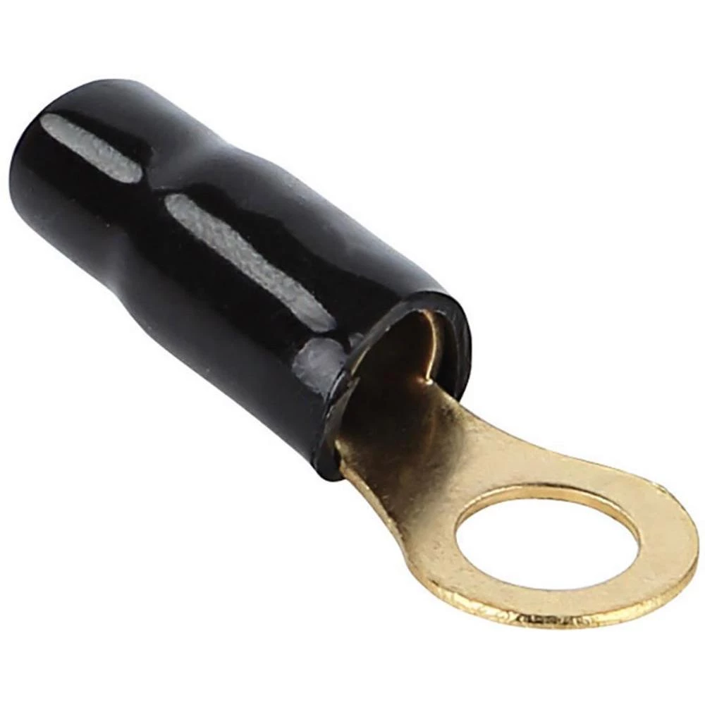 Prstenasta kabelska stopica, poprečni presjek (maks.): 35 mm promjer rupe: 8 mm djelomično izolirana, crna, 24K038 1 kom. slika