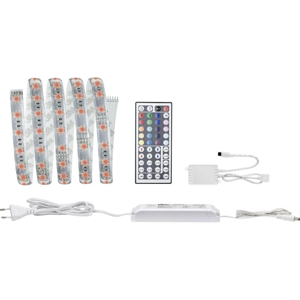 LED traka, osnovni set s utikačem 24 V 150 cm RGB Paulmann MaxLED RGB 70674 slika