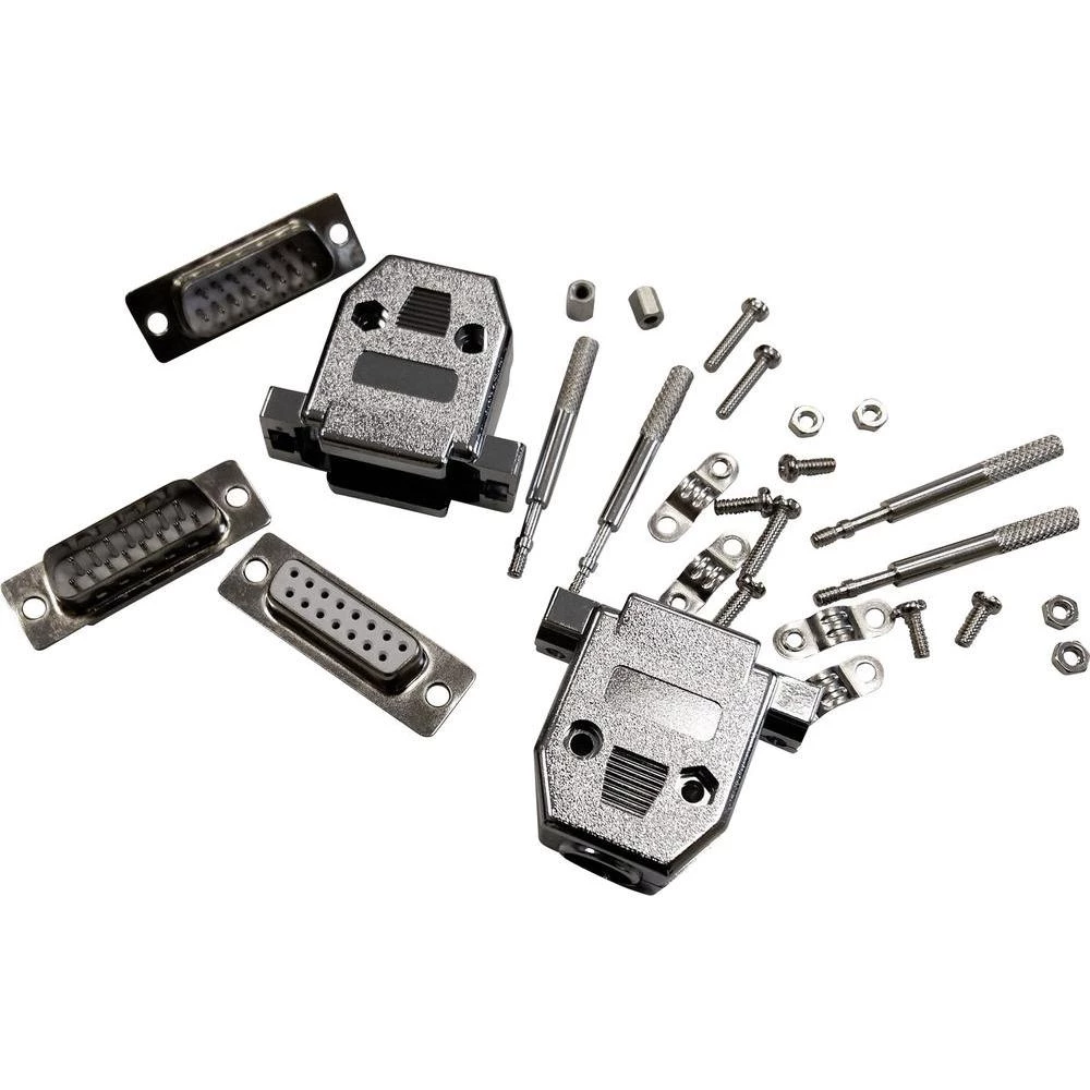 D-SUB utikač 180 ° broj polova: 15 lemni priključak BKL Electronic 10122008 1 kom. slika