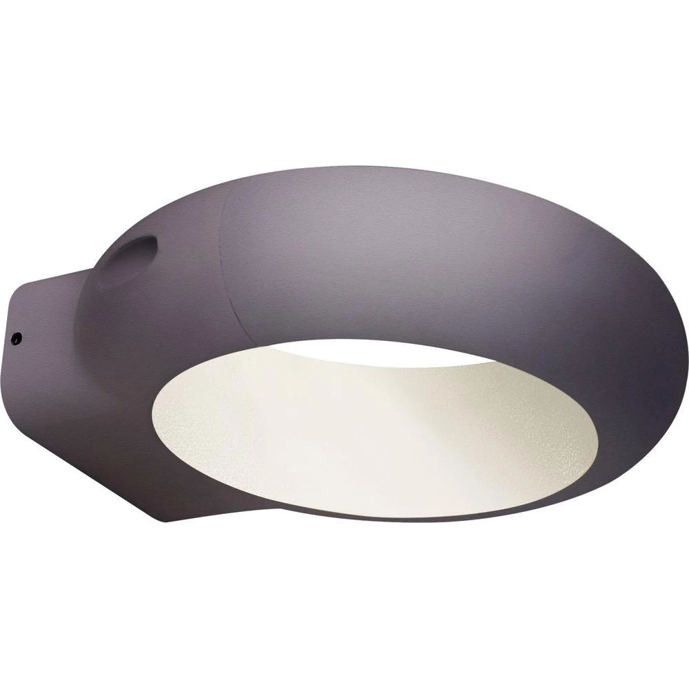 LED vanjska zidna svjetiljka 5 W topla bijela Megatron Saturno MT69004 antracitne boje slika