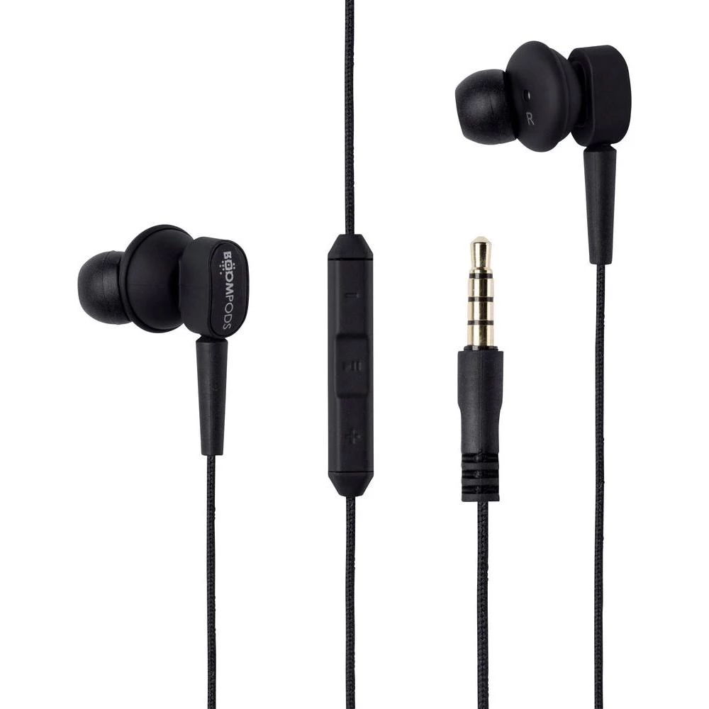 Slušalice "Earbuds MFI" Boompods In Ear s mikrofonom crna slika