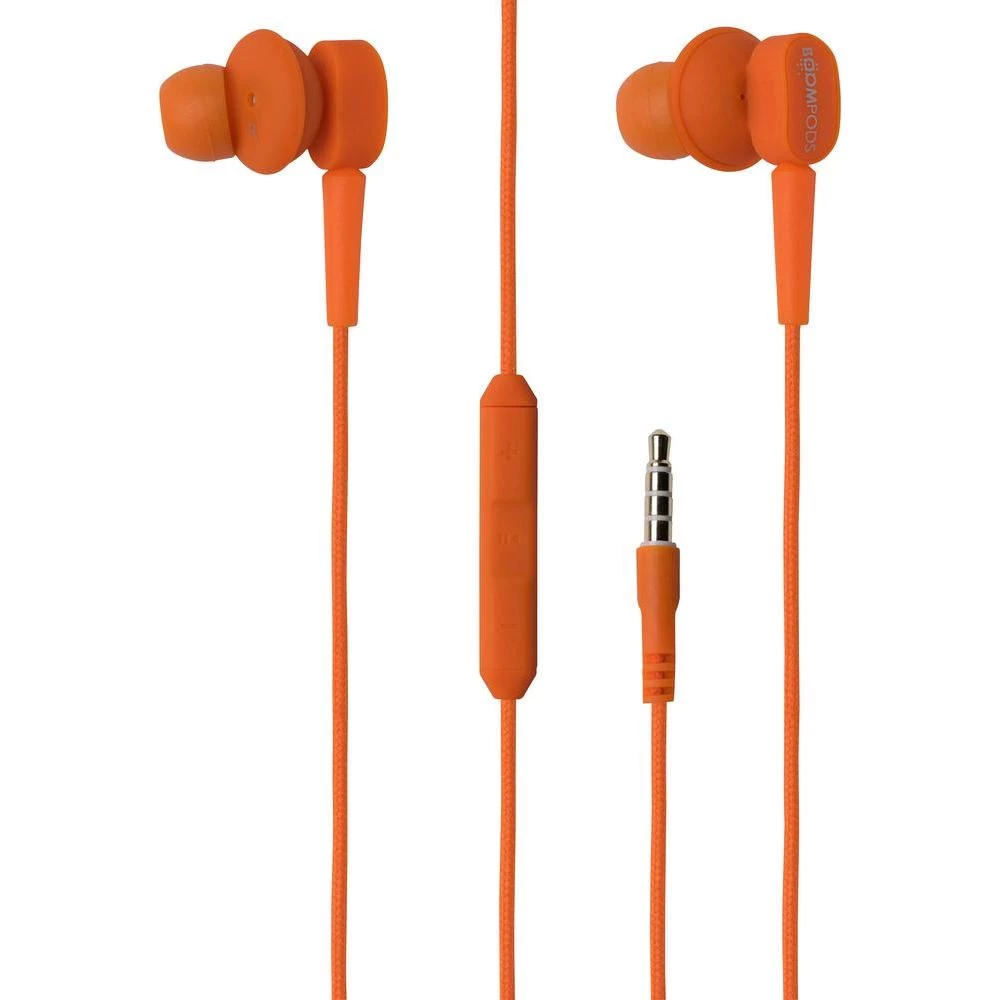 Slušalice "Earbuds MFI" Boompods In Ear s mikrofonom narančasta slika