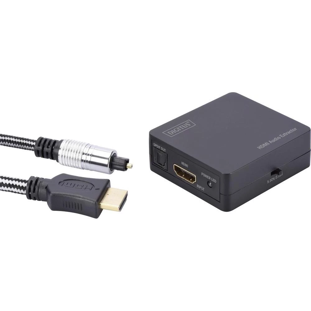 Audio konvertor HDMI na HDMI/3.5mm/Toslink slika