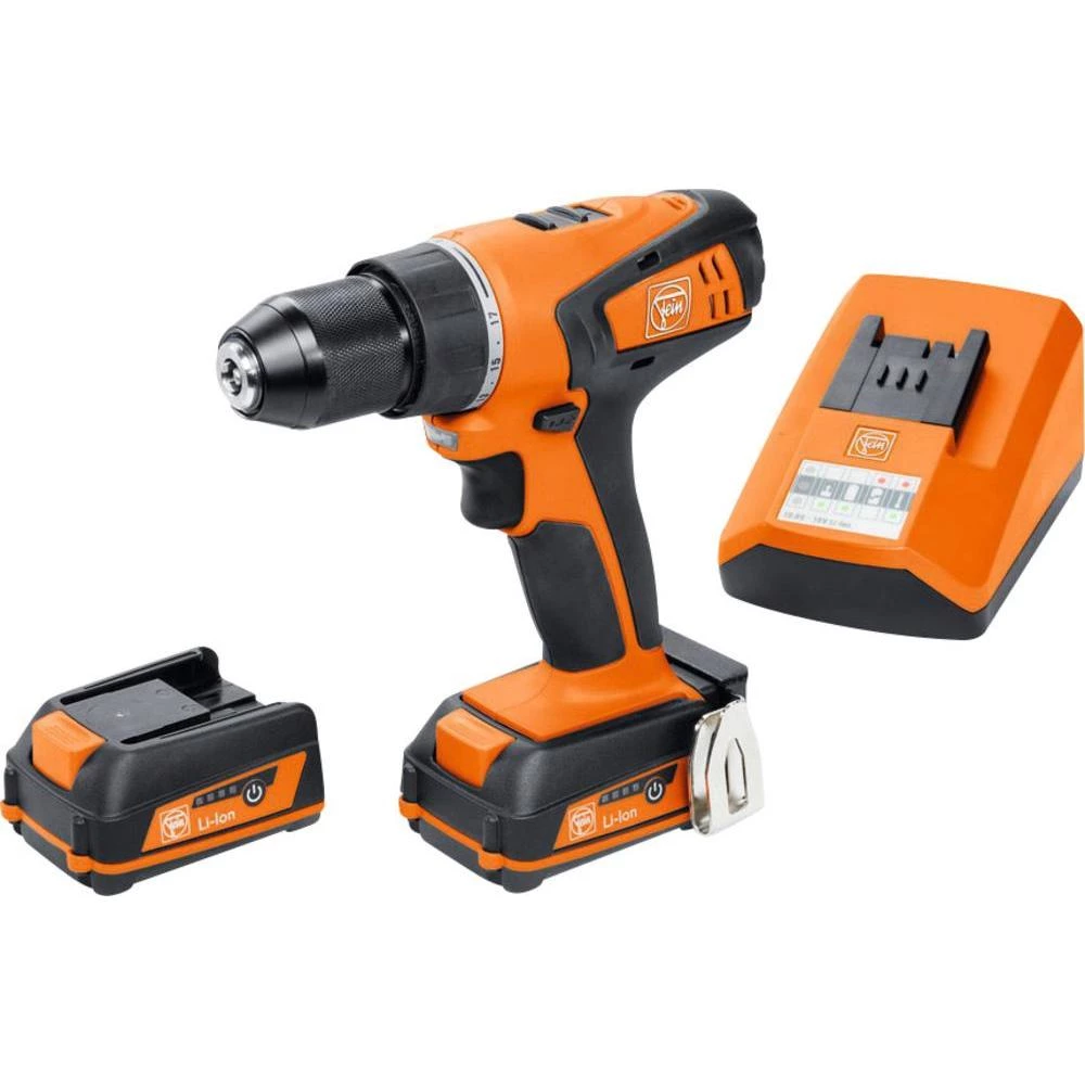Fein ABSU 12 C akumulatorska bušilica-odvijač 12 V 2.5 Ah Li-Ion uklj. 2. akumulatora, uklj. kovčeg slika