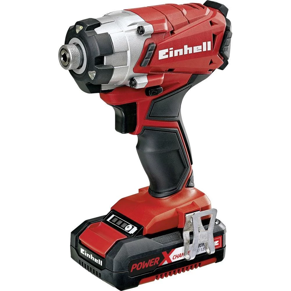 Einhell TE-CI 18 Li komplet akumulatorski udarni odvijač 18 V 1.5 Ah Li-Ion uklj. akumulator, uklj. kovčeg slika