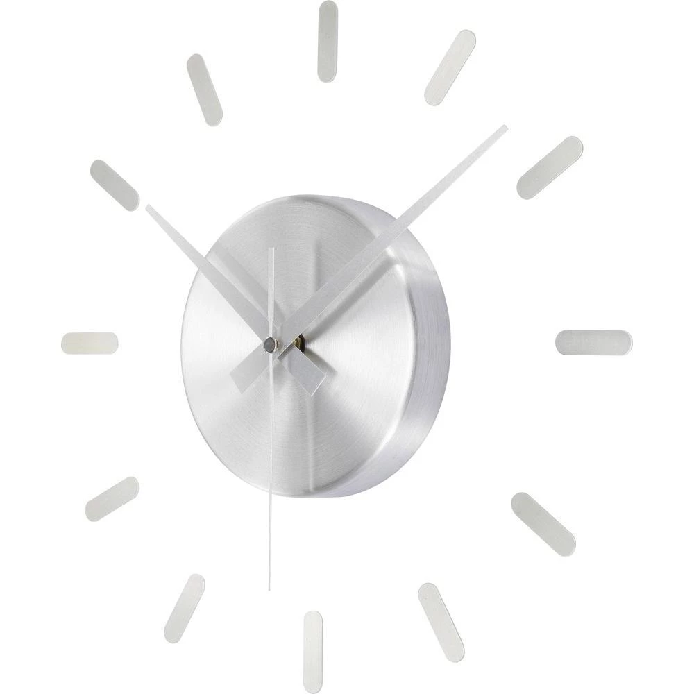 Kvarcni zidni sat renkforce HD-W152 SI 350 mm srebrni slika