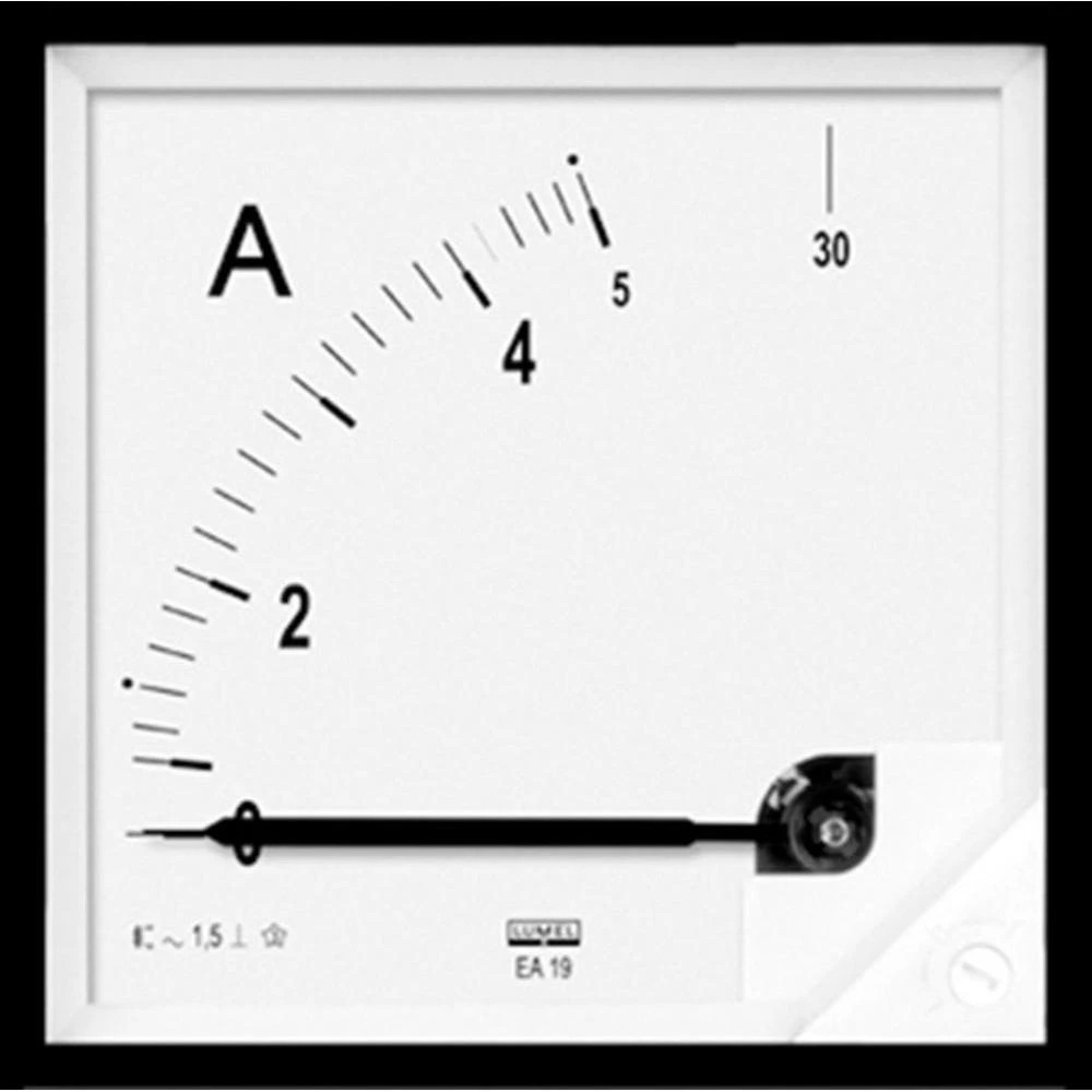 Lumel EA19 15/30A izravni ugradbeni mjerni uređaj 96 x 96 mm 15/30 A pomično željezo slika