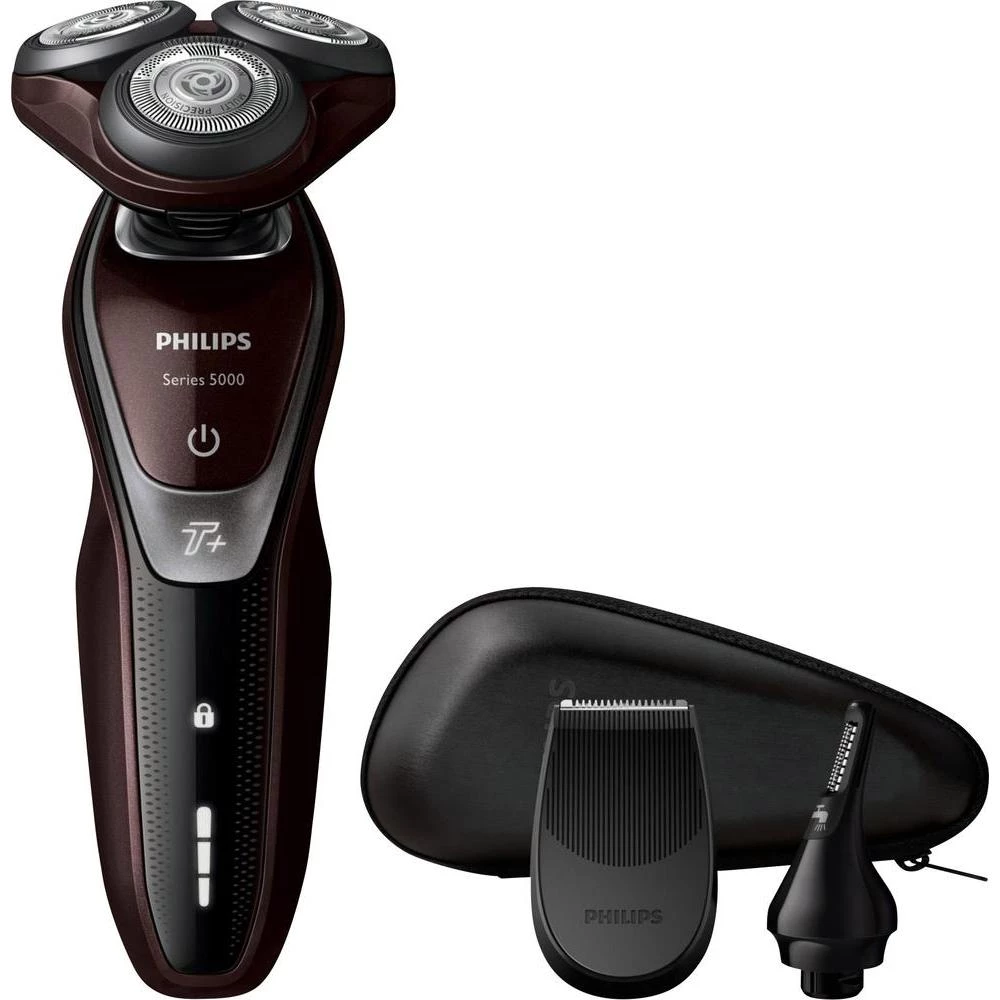 Rotirajući brijaći aparat S5510/45 Philips Shaver serija 5000 crna/siva, krom slika