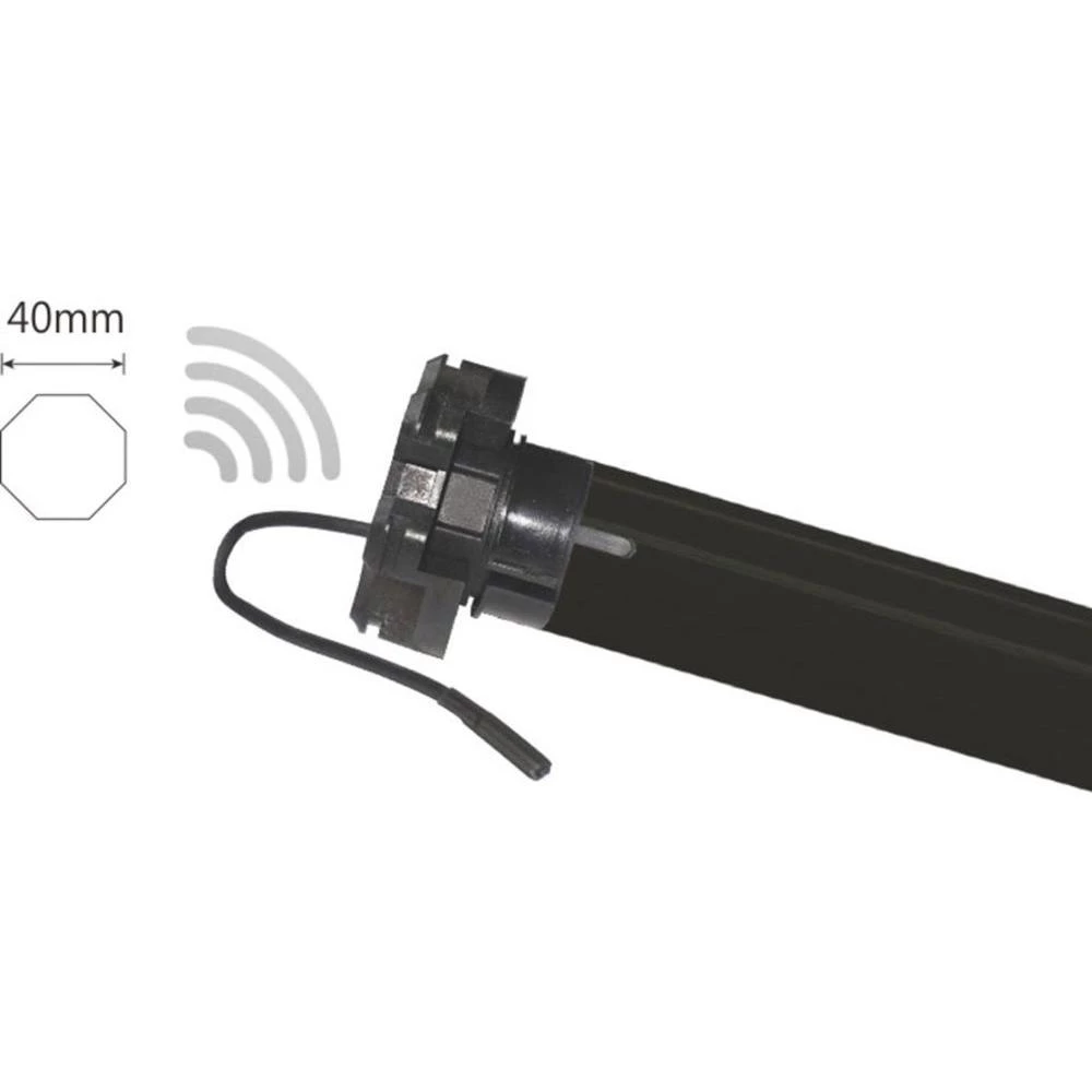 Motor za rolete s natičnom glavom motora i automatski podesivim ležajevima HREFBH4010-14 Heicko slika