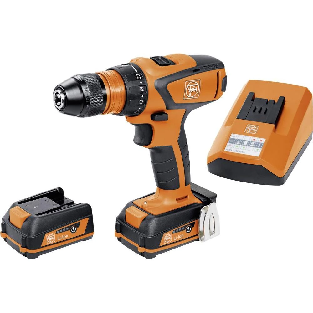 Fein ASCM 12 C akumulatorska bušilica-odvijač 12 V 2.5 Ah Li-Ion uklj. 2. akumulatora, uklj. kovčeg slika