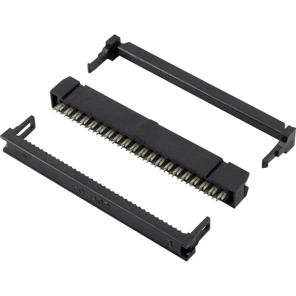 Konektor sa vratnicom, značajke konektora: sa zaštitom od potezanja, mjere rastera: 2.54 mm ukupan broj polova: 30 Connfly 1 kom slika