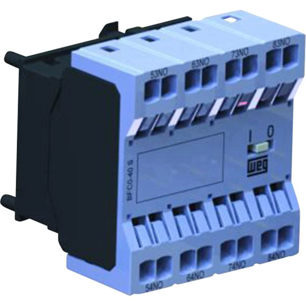 Pomoćni kontakt blok za pomoćne kontaktore CWCA, bezvijčana tehnologija spajanja WEG BFCA-04S slika