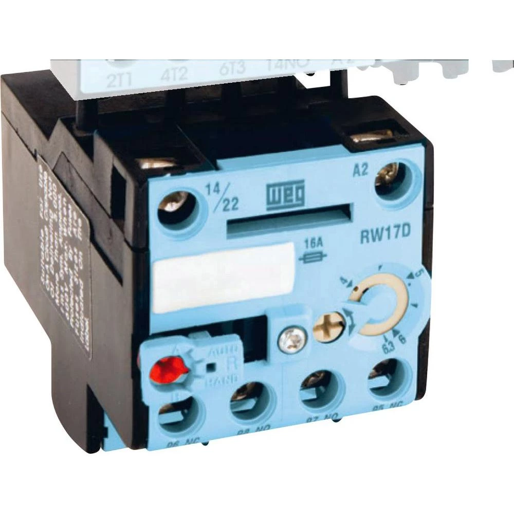 Zaštitni relej motora za kompaktne kontaktore CWC0 WEG RW17-1D3-D004 zaštitni relej motora slika