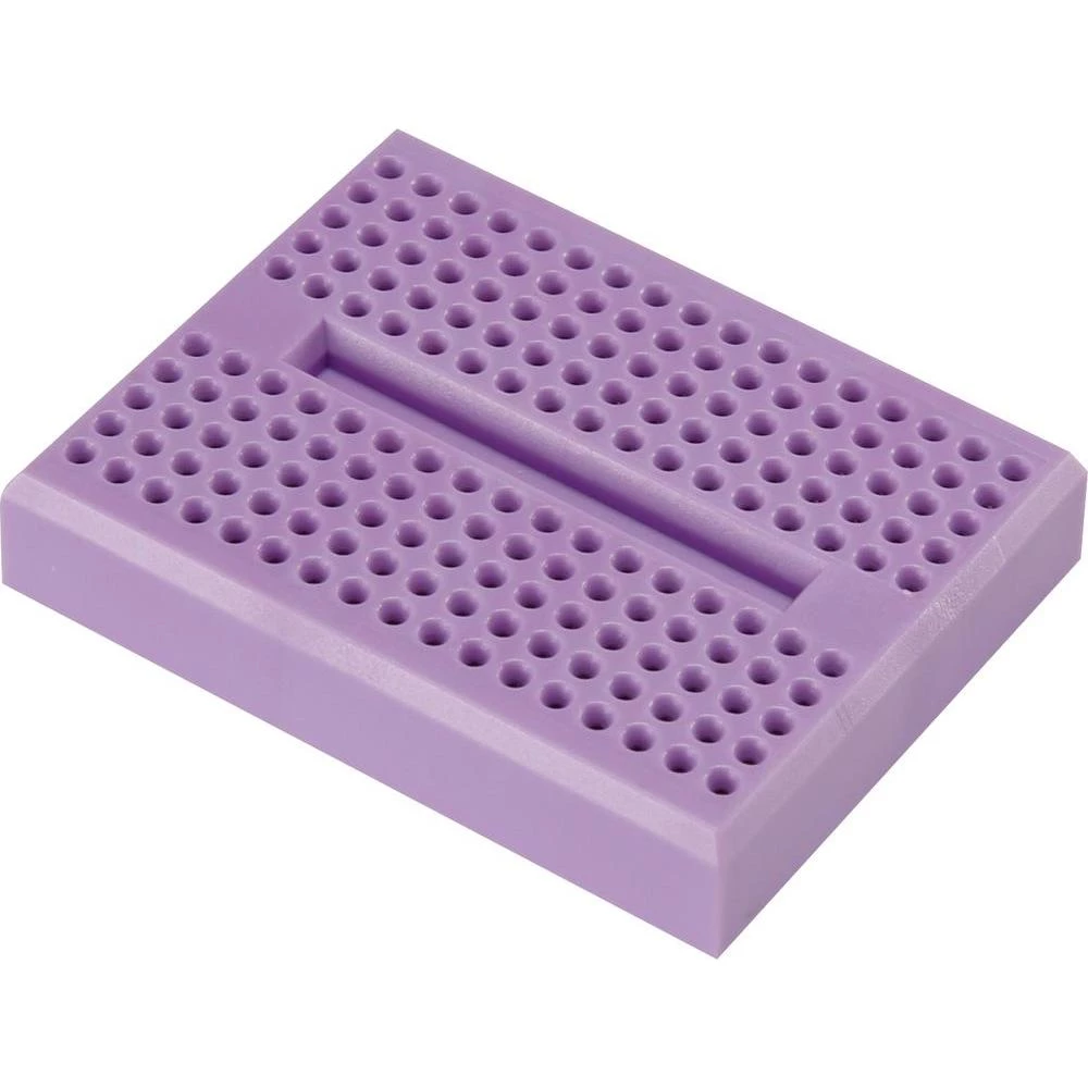 Testna pločica, ljubičasta boja, ukupan broj polova 170 (D x Š x V) 46 x 36 x 8 mm Conrad 0165-4219-07-15010 1 kom. slika