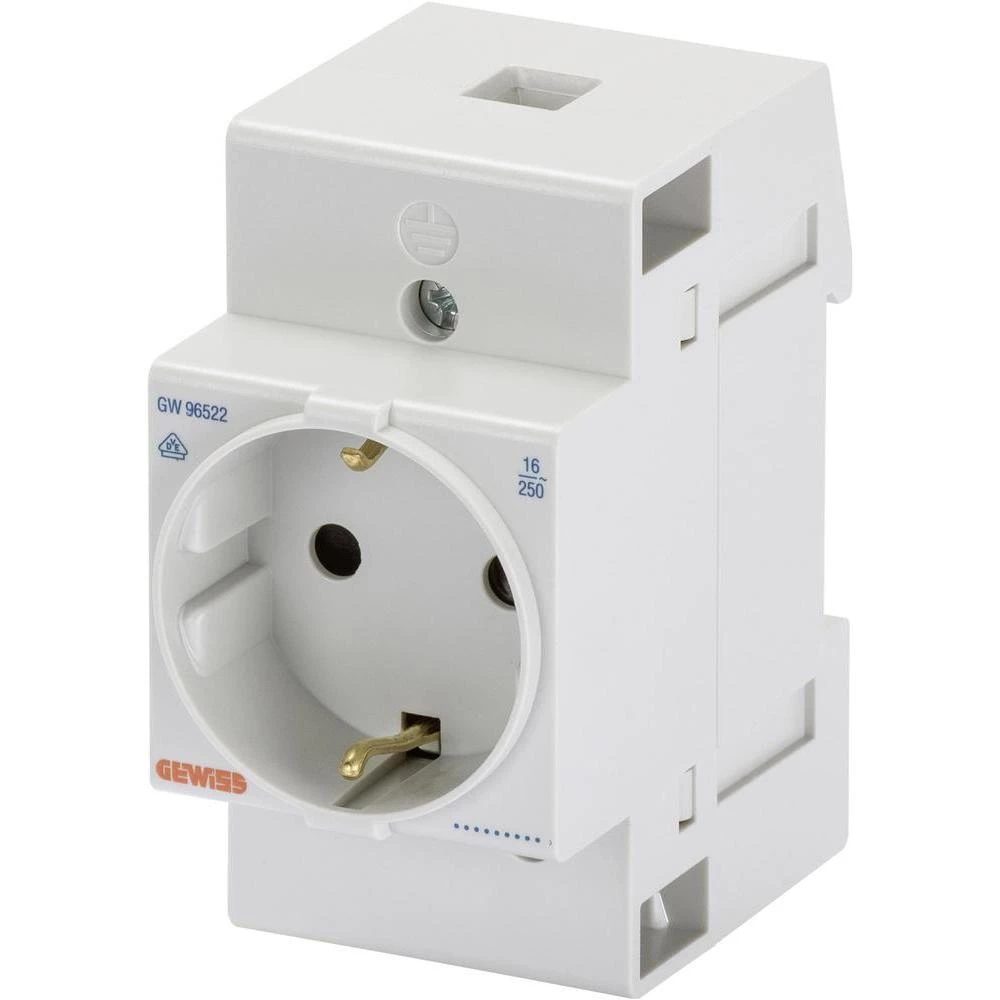Utičnica za DIN šine bez poklopca GW96522 Gewiss 16 A slika