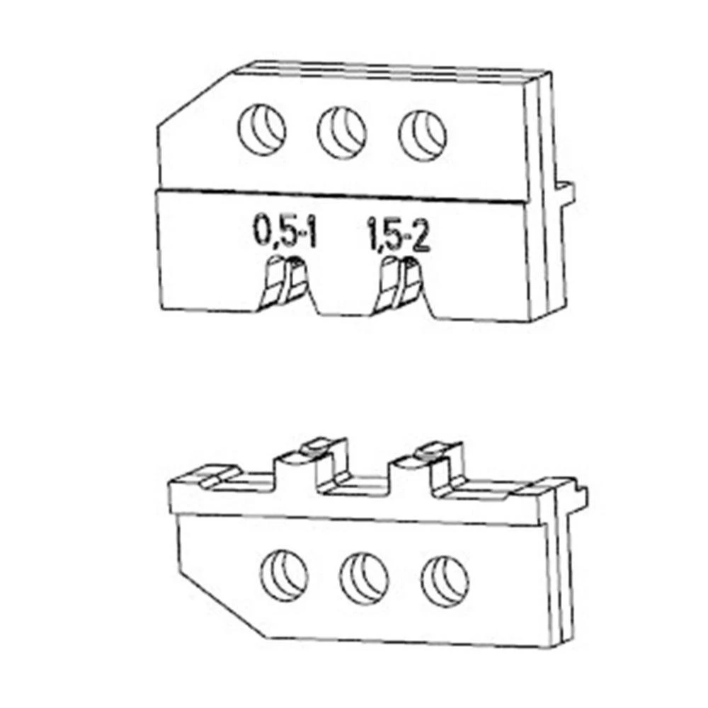 Umetak za ručna kliješta 539 635-1 UNIVERSAL MATE-N-LOK TE Connectivity sadržaj: 1 kom. slika