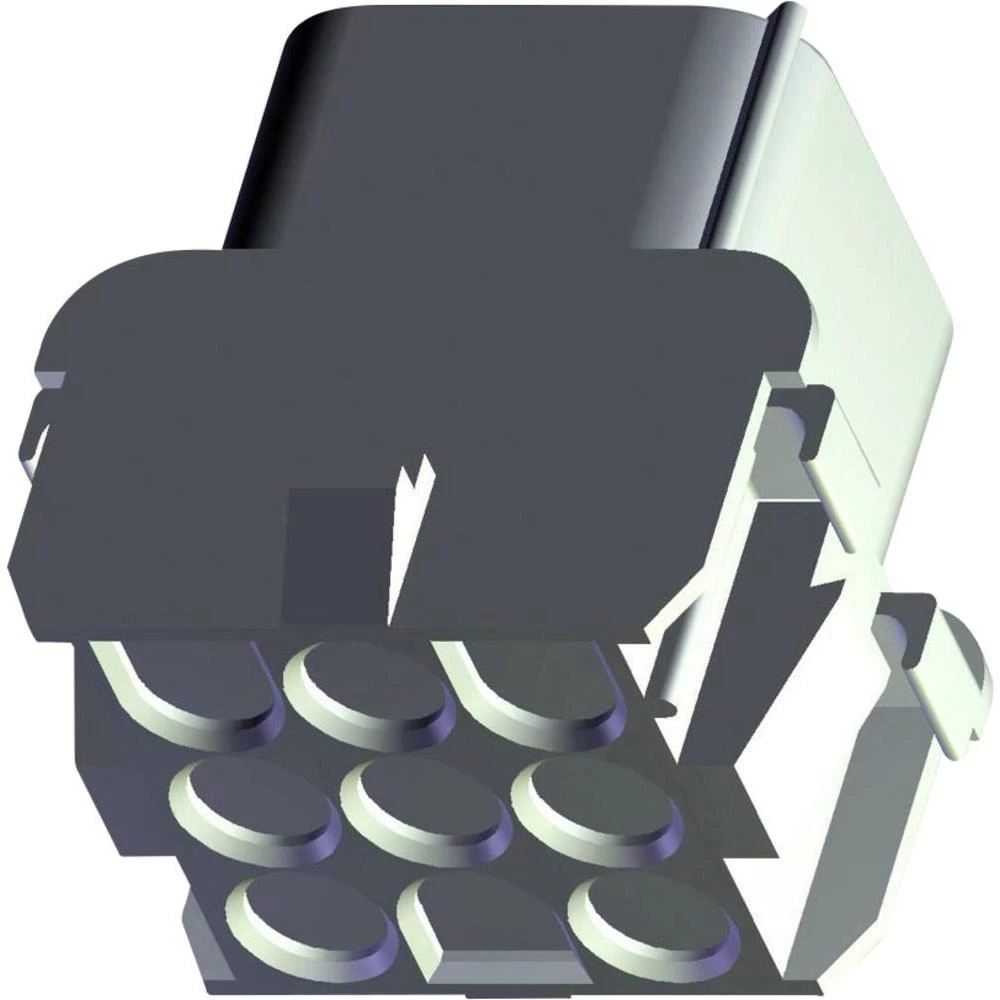 Kućište kabelske utičnice, ukupan broj polova: 3 TE Connectivity 927231-3 1 kom. slika