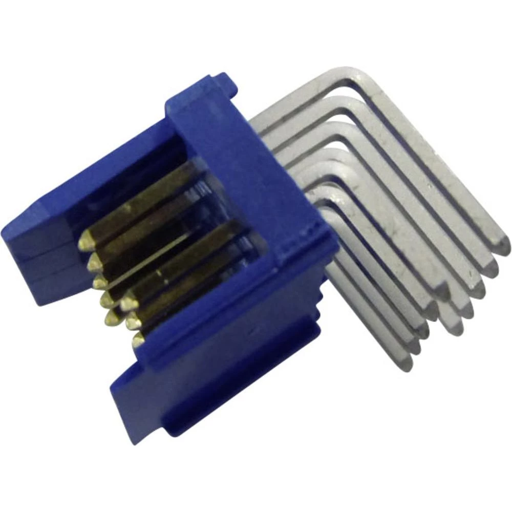 Letva s muškim kontaktima, (standardna) ukupan broj polova: 6 FCI 76383-303LF mjere rastera: 2.54 mm 1 kom. slika