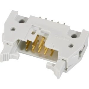 Konektor sa vratnicom, značajke konektora: sa kratkom polugom za izbacivanje, mjere rastera: 2.54 mm ukupan broj polova: 10 FCI slika