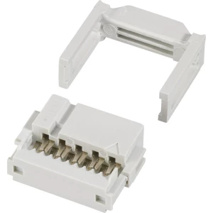 Konektor sa vratnicom, značajke konektora: sa zaštitom od potezanja, mjere rastera: 2.54 mm ukupan broj polova: 10 FCI 1 kom. slika