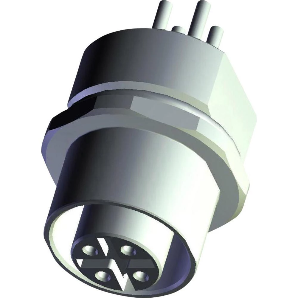 Aktuatorsko-senzorski utični konektor M12, ugradbena utičnica 6-2271137-2 TE Connectivity sadržaj: 1 kom. slika