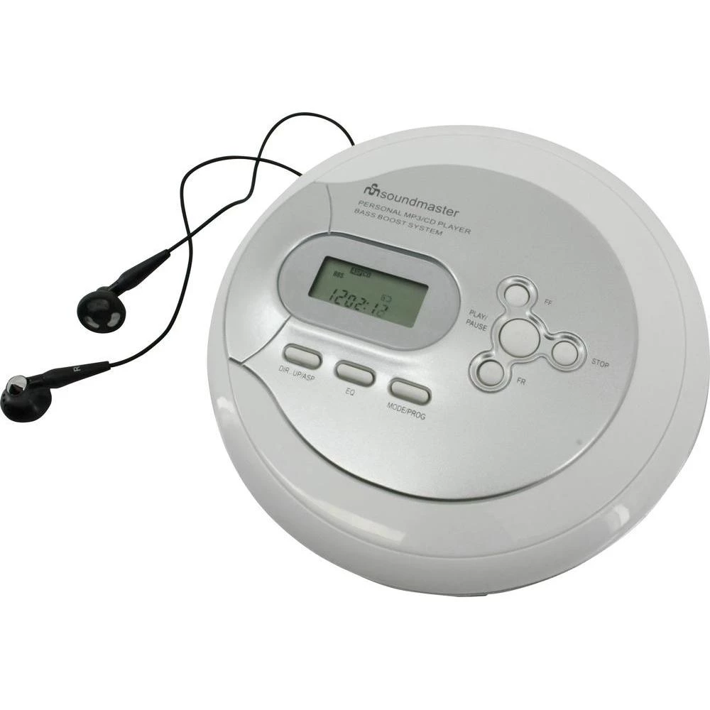 Soundmaster CD9180 CD/MP3 player srebrne, bijele boje MP4, MP3, CD, CD, CD-R, CD-RW, MP3, CD-R, CD-RW, WMA slika