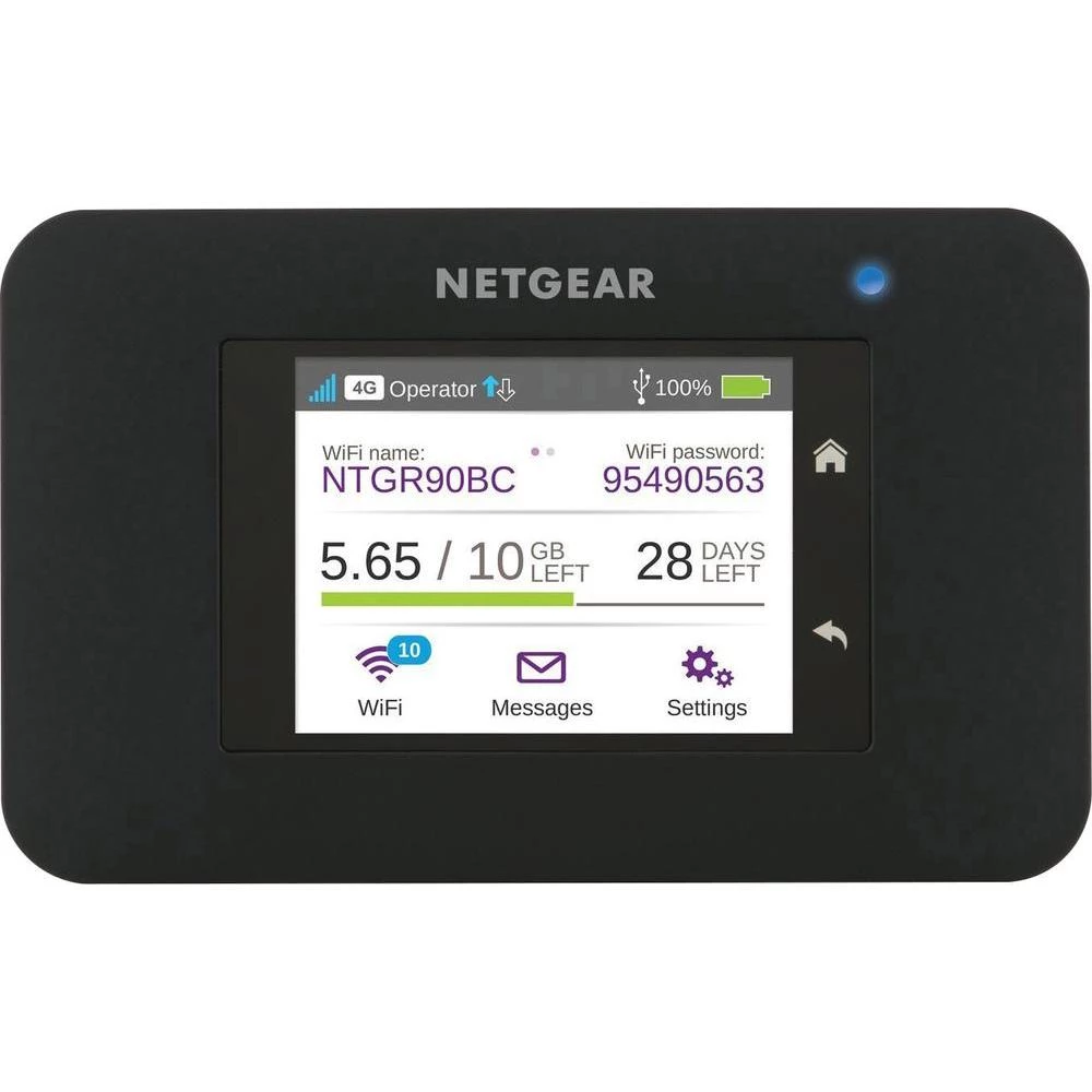 Netgear Aircard 790 mobilna LTE-WLAN pristupna točka do 15 uređaja, crne boje slika