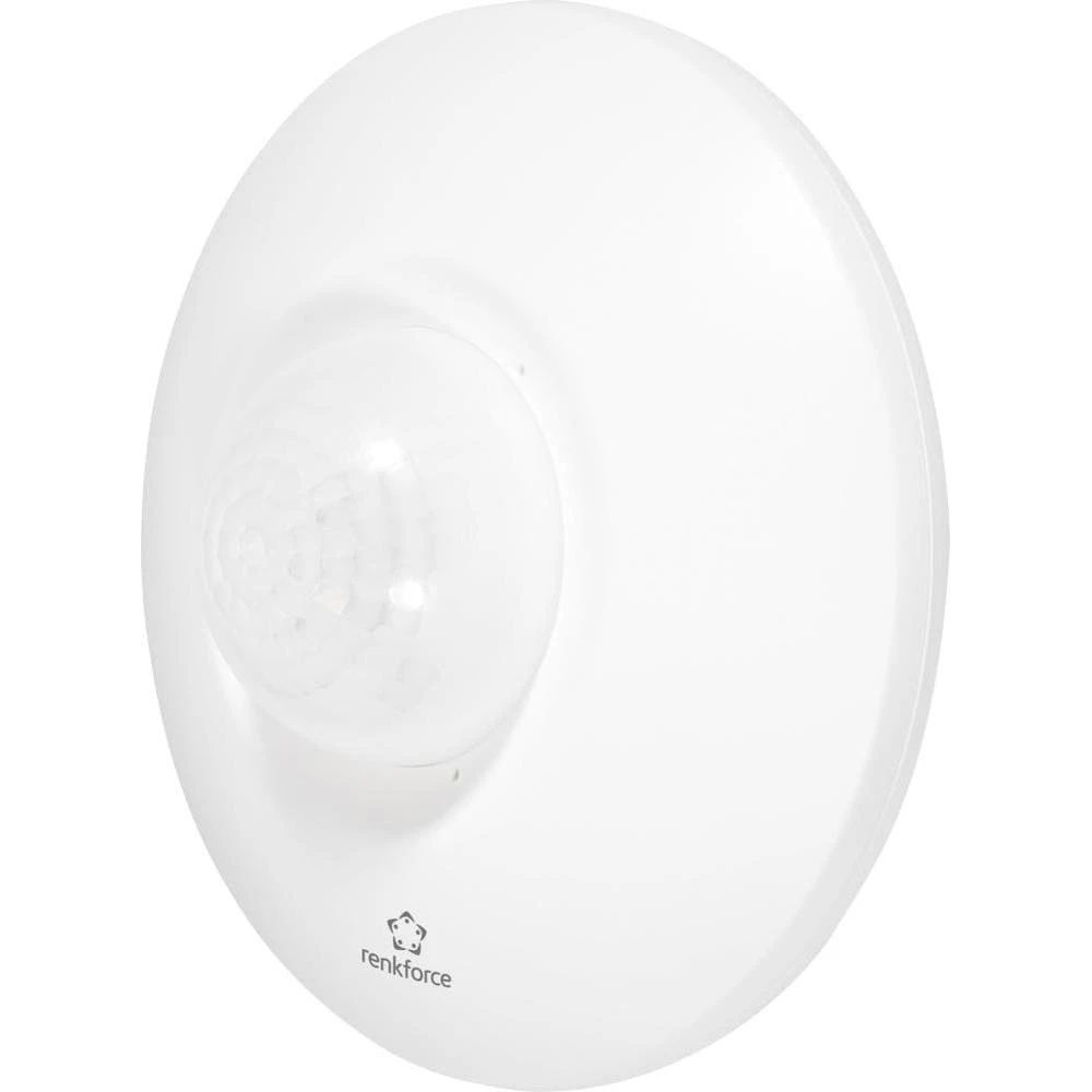 Stropni, zidni PIR alarm pokreta 1362919 renkforce 360 ° relej bijela IP44 slika