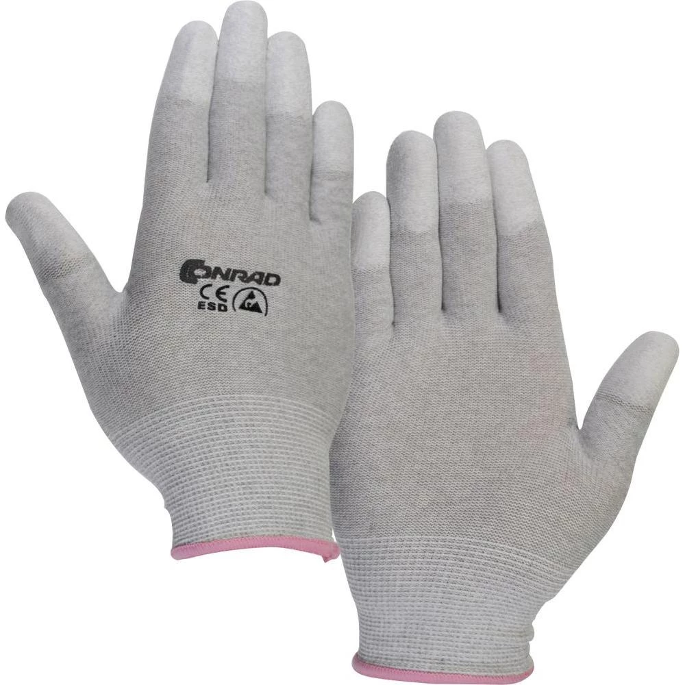 ESD rukavice s oblogom na vrhovima prstiju, veličina: XS Conrad EPAHA-RL-XS poliamid slika