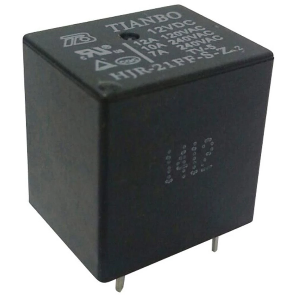 Relej za tiskanu pločicu 12 V/DC 15 A 1 preklopni Tianbo Electronics HJR-21FF-S-Z 12VDC 1 kom. slika