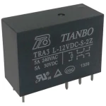 Relej za tiskanu pločicu 12 V/DC 8 A 2 preklopni Tianbo Electronics TRA3 L-12VDC-S-2Z 1 kom.