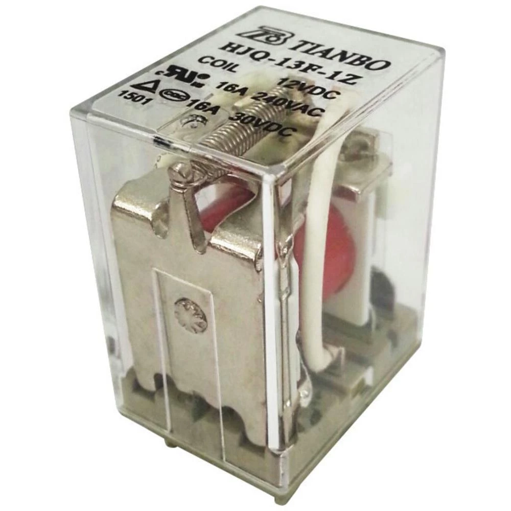Utični relej 24 V/DC 20 A 1 preklopni Tianbo Electronics HJQ-13F-1Z -24VDC 1 kom. slika