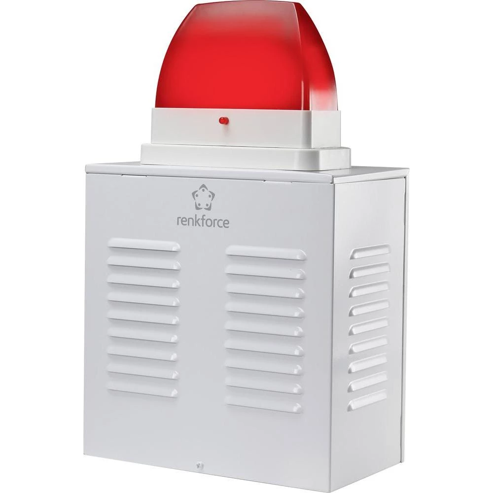 Prazno kućište za alarmnu sirenu ili bljeskavu svjetiljku renkforce vanjsko i unutrašnje područje slika