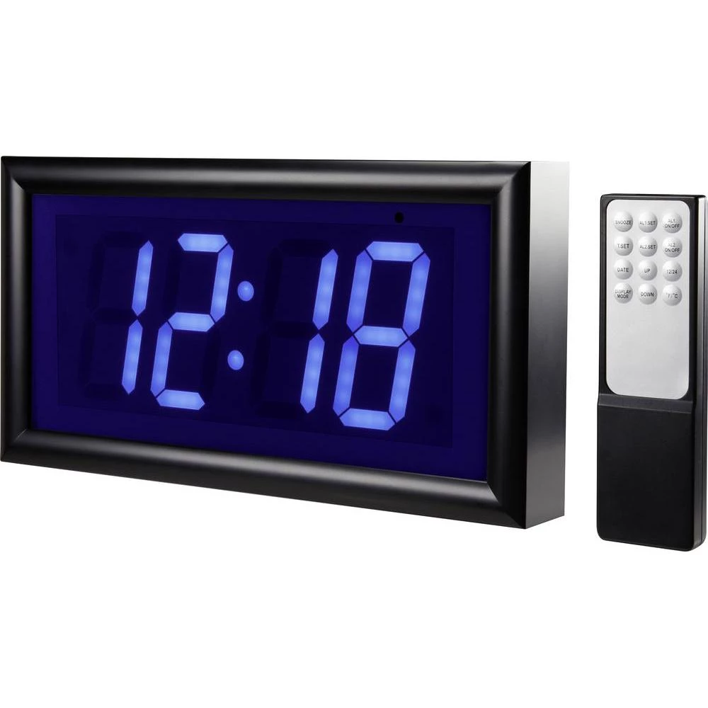 Kvarcna budilica renkforce crna, broj alarma 2 slika