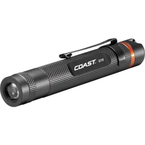 LED džepna svjetiljka Coast G19 baterijsko napajanje 57 g crna slika