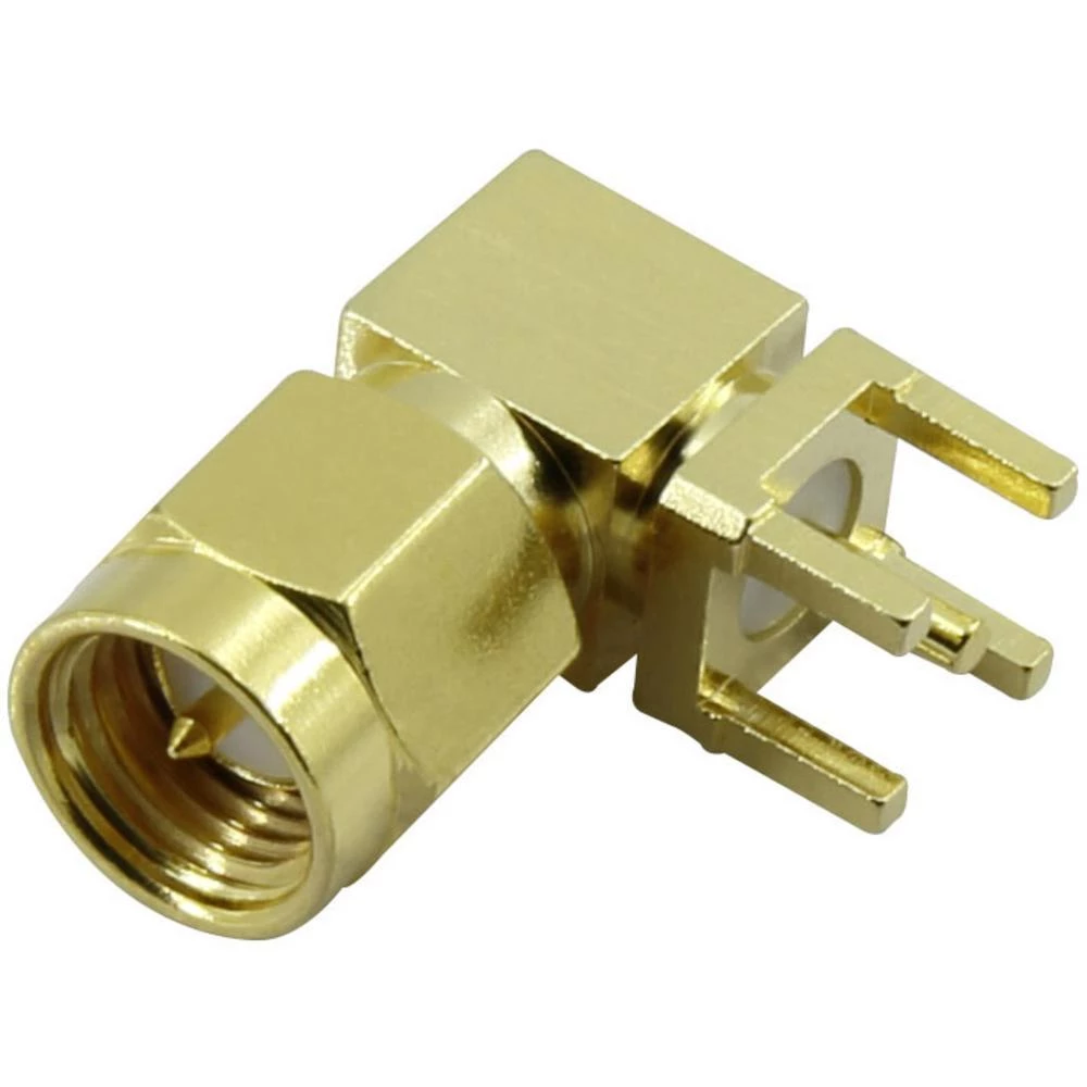 SMA utični konektor, utikač, ugradbeni, horizontalan, 50 Conrad SMA-KWE 1 kom. slika