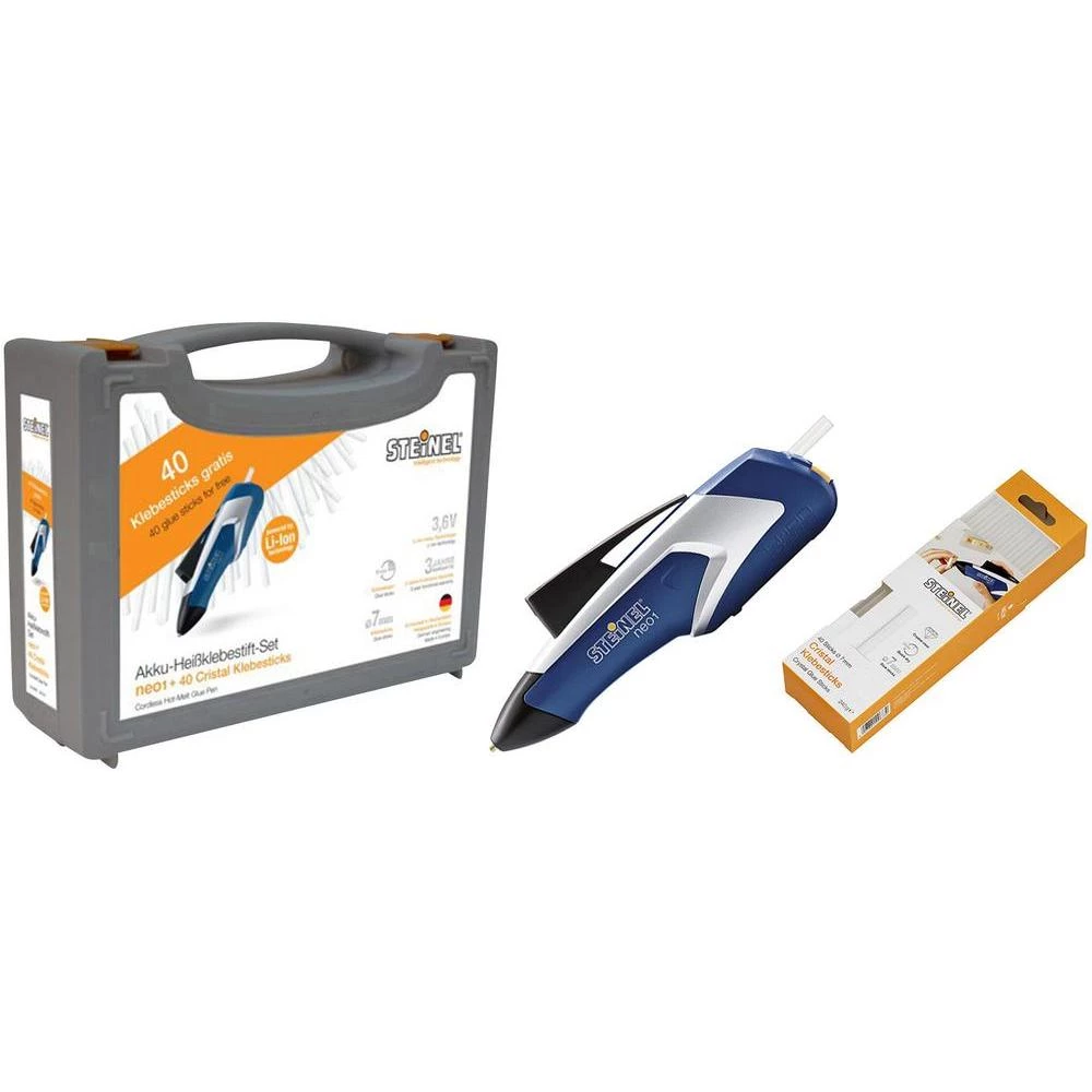 Steinel akumulatorski pištolj za vruće lijepljenje u obliku olovke Neo1 set ljepljivih štapića promjera 7 mm 3.6 V slika