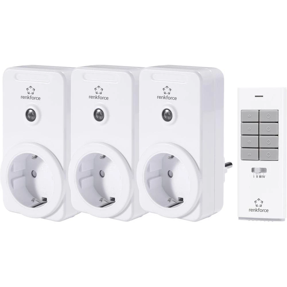 Bežični komplet prekidača RS2W međuutikač 4-dijelni domet maks. (na otvorenom) 150 m slika