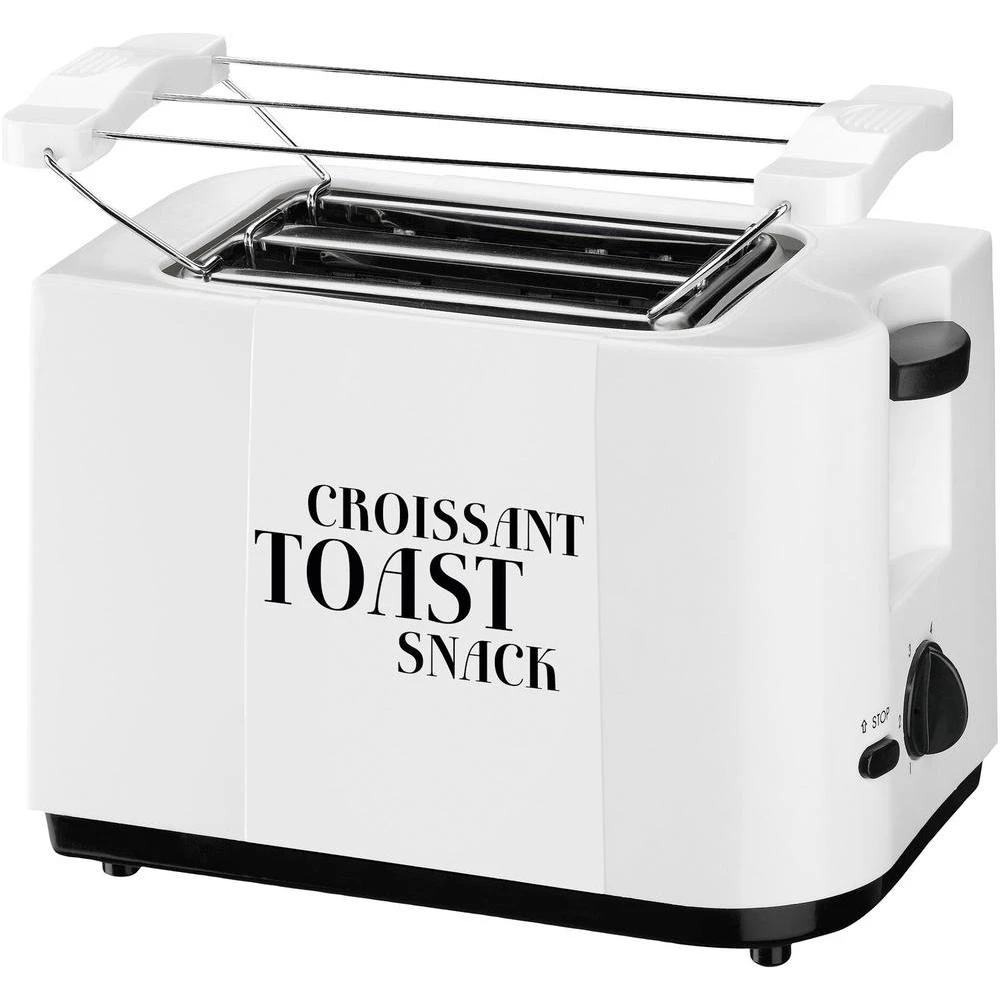 Toster s stalkom za zagrijavanje peciva, s ručnim podešavanjem temperature TKG Team Kalorik TEAM TO 46 W bijele boje slika