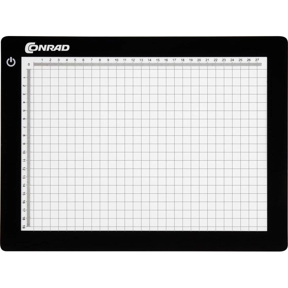 Osvijetljeni i montažni pult, crna boja (D x Š) 21 cm x 29.5 cm Conrad KB-A4 sadržaj 1 kom. slika